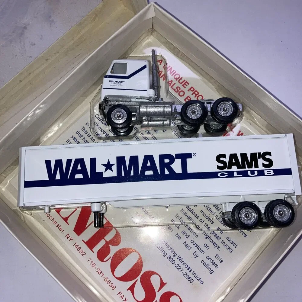 Winross Promotional Wal-Mart Sam's Club Die-Cast Semi Truck & Trailer